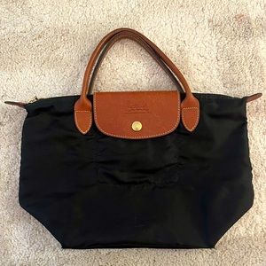 Longchamp le Pilage mini tote - black
